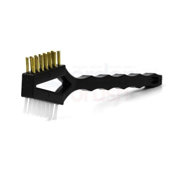 3/4 D 8-1/2 Length Single Spiral Single-Stem Horsehair Brushes w, PK36